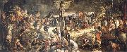 TINTORETTO, Jacopo Crucifixion oil painting artist